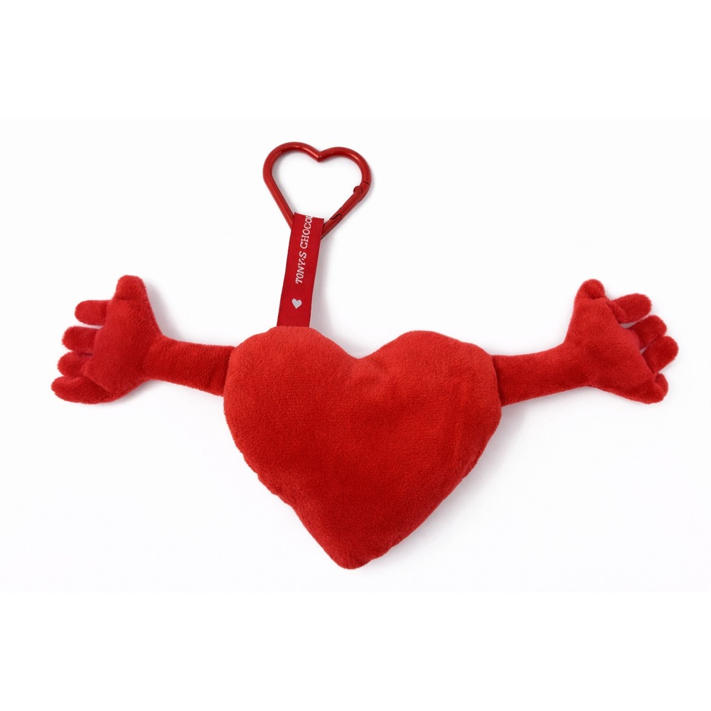 CJ Hendry Tonys‎ Chocolonely Keychain Plush Heart Valentines Limited Edition